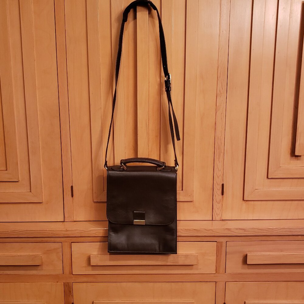 Exceptional quality vintage mini briefcase bag